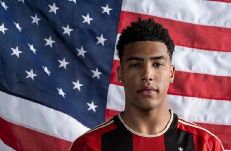 Caleb Wiley em ação com a camisa do Atlanta United –