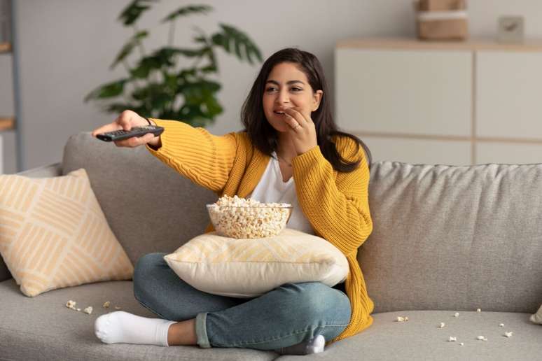 A pipoca é um snack leve e saciante, com baixo teor calórico e rico em fibras essenciais 