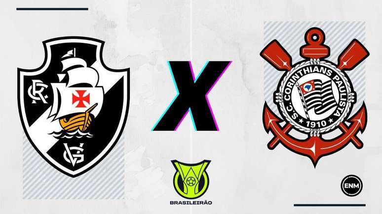 Vasco e Corinthians se enfrentam pela 16° rodada do Campeonato Brasileiro “