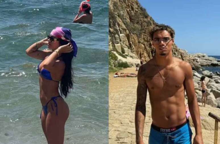 Giovanna e João curtem praia no litoral da Espanha – Fotos: Reprodução / Instagram