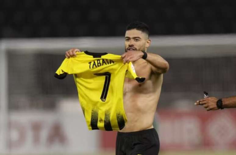 Bruno Tabata fez 13 gols em 28 jogos pelo Qatar SC –