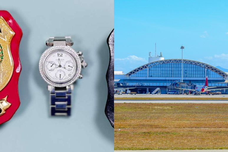 Relógio de luxo, avaliado em R$ 100 mil, é devolvido após ser esquecido no aeroporto de Fortaleza