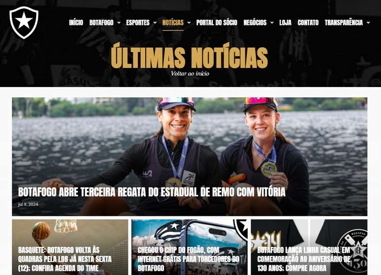 Botafogo lança site sobre esportes olímpicos 