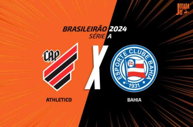 Athletico x Bahia será nesta quarta-feira (10) pelo Brasileirão –
