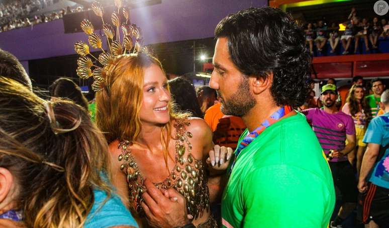 Is Marina Ruy Barbosa more jealous or gossipy? In a funny video with her boyfriend, the actress classifies her flaws. Wait!