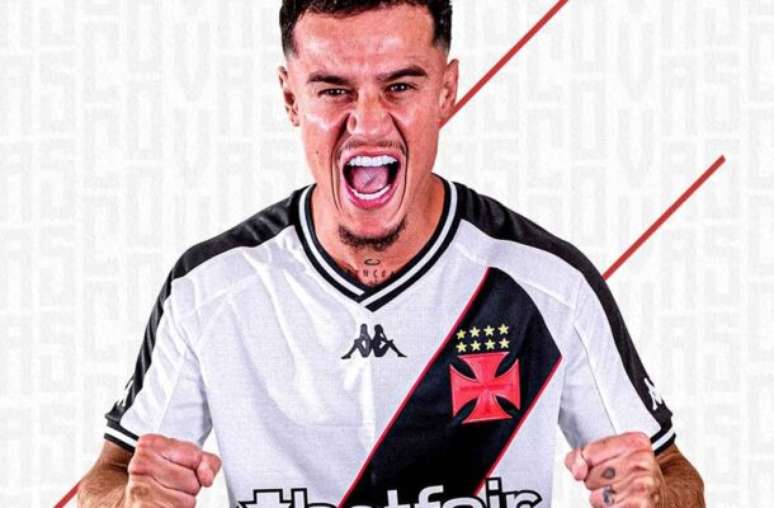 Philippe Coutinho é o novo reforço do Vasco para a sequência da temporada –