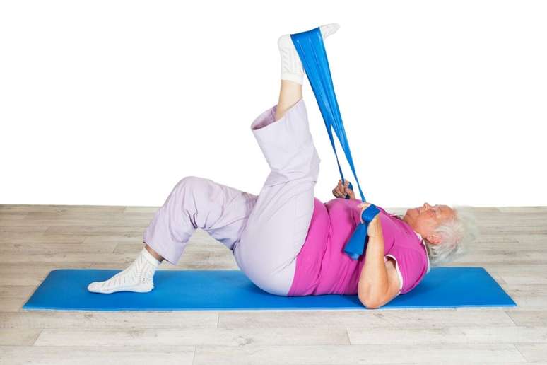 Alongamento para a parte posterior da coxa também melhora a flexibilidade 