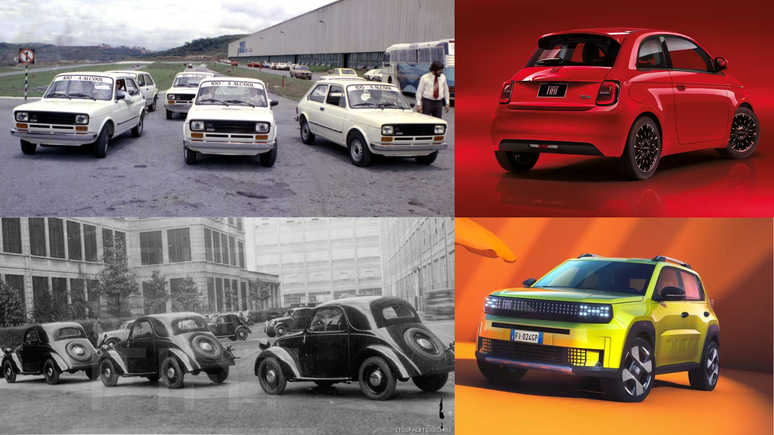 Fiat faz 125 anos: Topolino, 147, Cinquecento elétrico e futuro Grande Panda