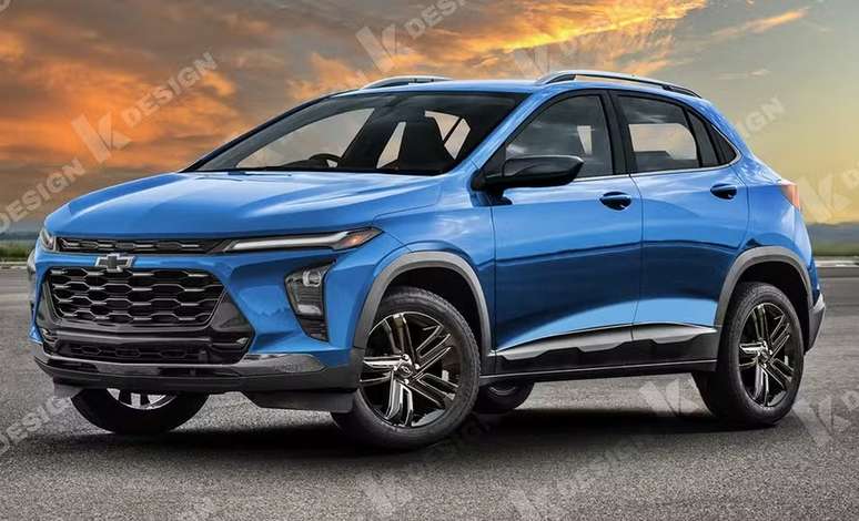 Projeção do novo SUV da Chevrolet feita por Kleber Silva