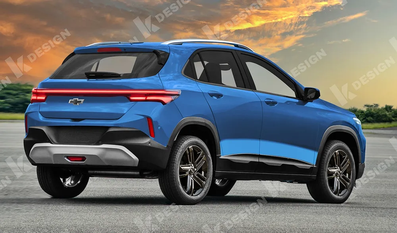 Projeção do novo SUV da Chevrolet feita por Kleber Silva