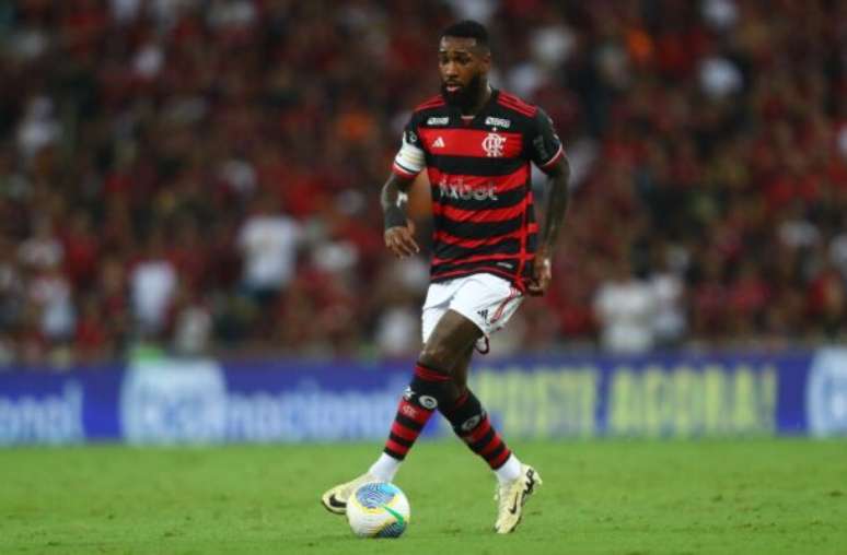 Gerson fez um jogo correto na derrota do Flamengo para o Fortaleza, no Maracanã