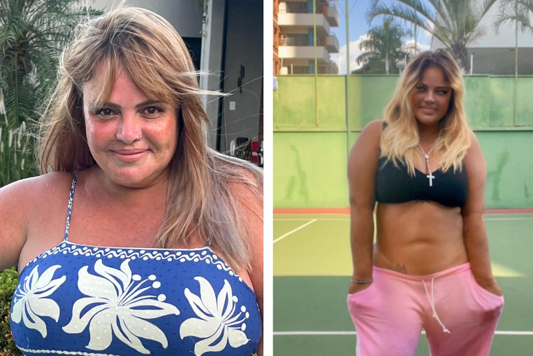 Valentina Francavilla loses weight and compares before and after: ‘The world turns upside down’