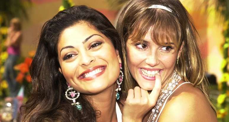 Jaque (Juliana Paes) e Darlene (Deborah Secco) em 'Celebridade': o anonimato se tornou insuportável em tempos de fama instantânea nas redes sociais