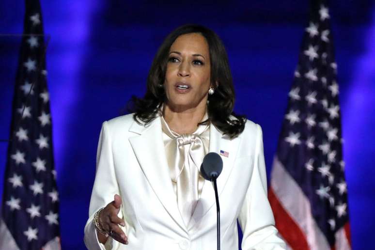 Kamala Harris é testada em cenário contra Trump nas eleições dos EUA