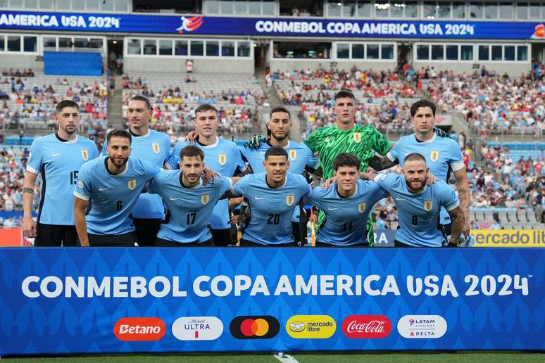 Seleção uruguaia, 3º lugar na Copa América de 2024. (Photo by Grant Halverson/Getty Images)