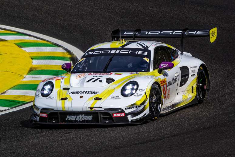 Porsche 911 GT3R de numeral 92 liderou o TL3 na categoria GT3