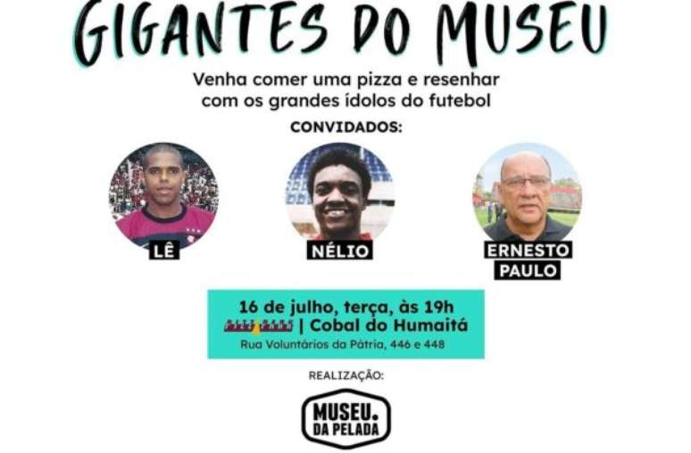 Evento do Museu da Pelada –