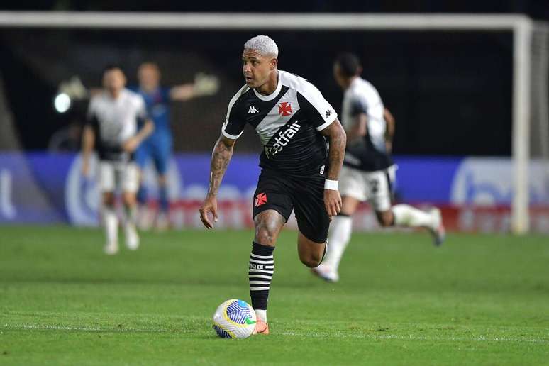 David (Vasco) durante jogo contra o Corinthians, no dia 10.07.2024 