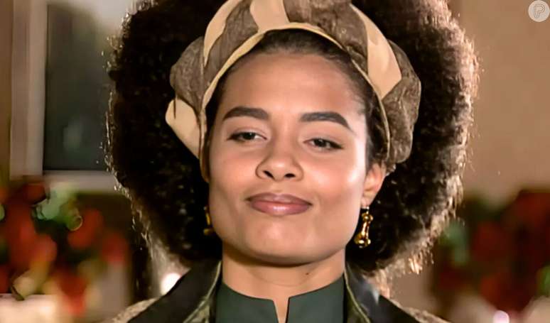 Aisha Jambo como Sabina na novela 'Alma Gêmea', de 2005.