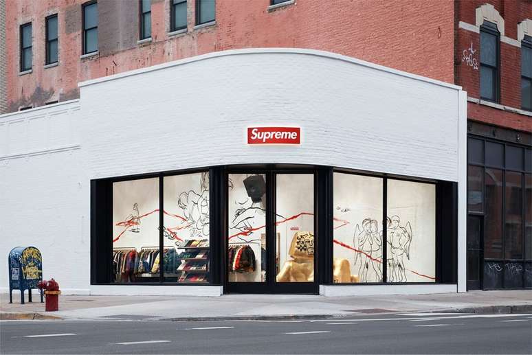 A Supreme é uma marca de "streetwear" de luxo