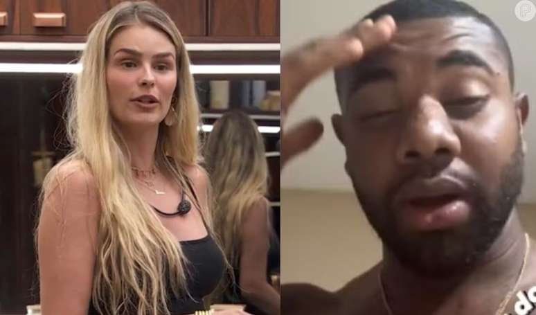 Yasmin Brunet desconfiou de estado de saúde de Davi no 'BBB 24'; meses depois, baiano é 'desmascarado' por internautas ao usar foto de termômetro fake nos stories.