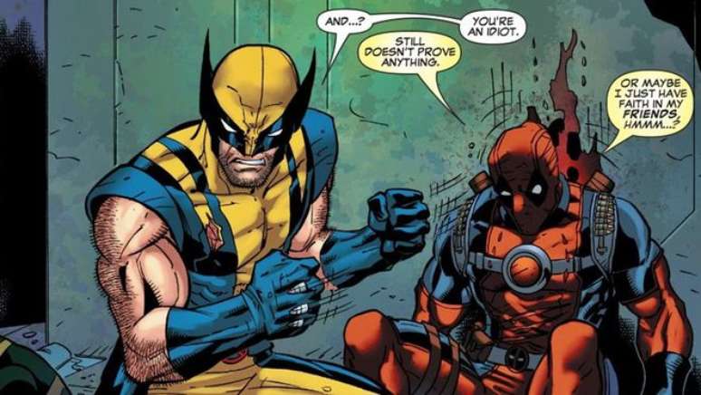 Wolverine e Deadpool não se davam muito bem inicialmente (Imagem: Reprodução/Marvel Comics)