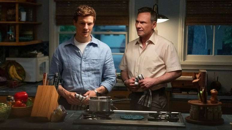 Dexter e Harry em cena de Original Sins (Imagem: Divulgação/Showtime)