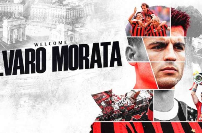 Morata é o novo reforço do Milan para a próxima temporada –