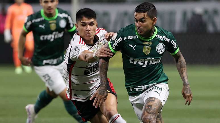 Dudu, do Palmeiras fez um grande primeiro tempo, mas caiu de rendimento na segunda etapa 