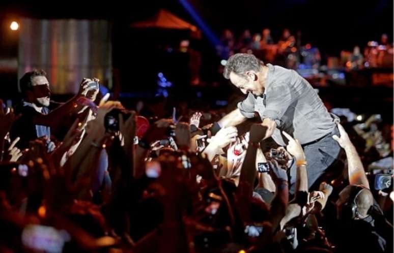 Bruce Springsteen & The Street Band, se apresentam no sexto dia de Rock in Rio; em 2013