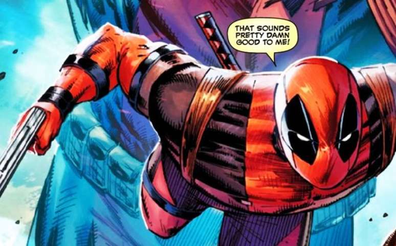 Liefield kembali menggambar Deadpool, tetapi perhatikan bahwa aura tidak senonoh itu menghilang di wajahnya (Gambar: Reproduksi/Marvel Comics)