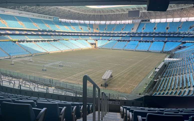 Estádio passa por recuperação