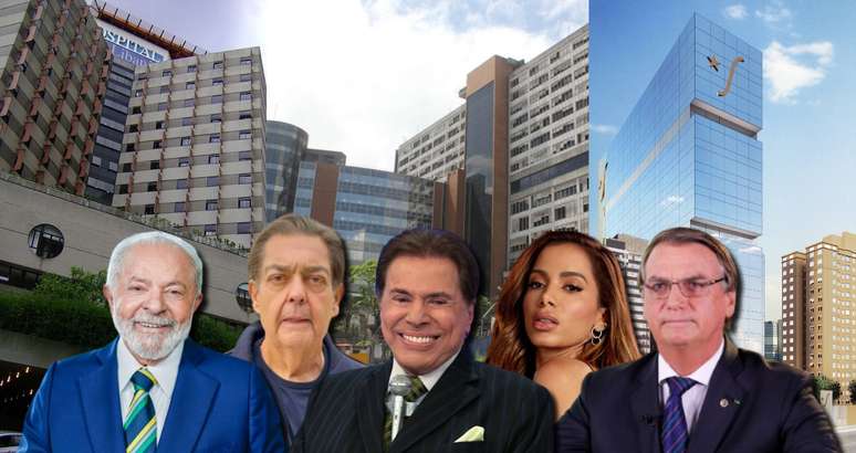 Lula, Faustão, Silvio Santos, Anitta e Bolsonaro sempre atraem mídia aos hospitais onde se internam