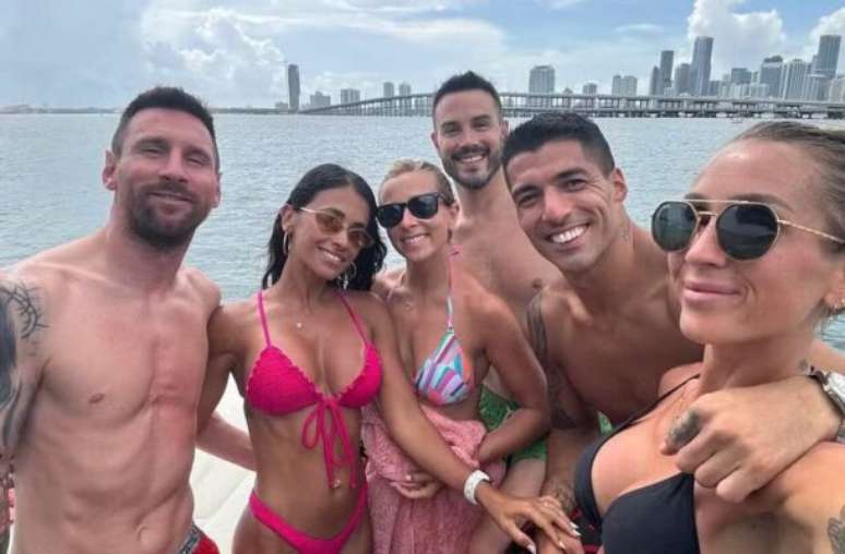 Messi e Suárez desfrutaram de um passeio em Miami –