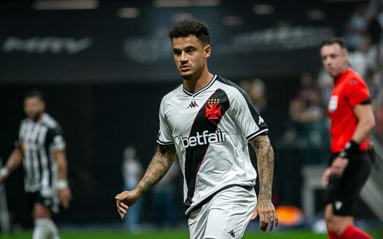 Coutinho em ação pelo Vasco