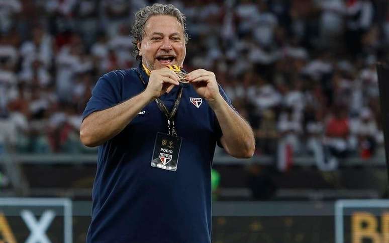 O presidente do São Paulo, Julio Casares