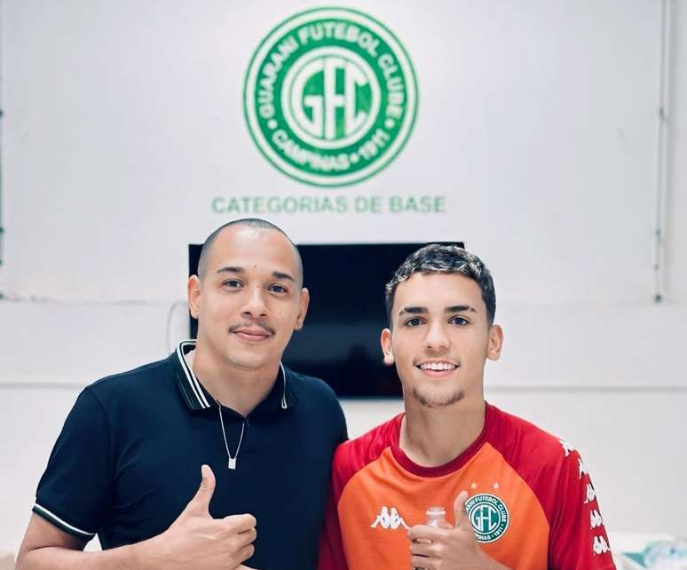 Felipe Lopes levou Guilherme Ruan para o Guarani 