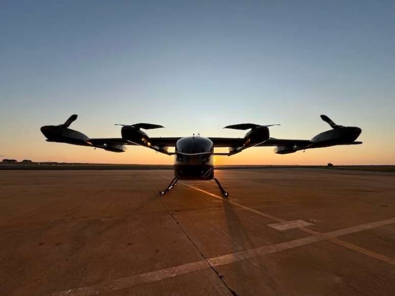 Embraer's 'flying car' has rotors intended for vertical takeoff and fixed wings for cruise planes.