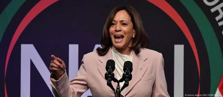 Kamala Harris afirmou que fará tudo o que estiver ao seu alcance "para unir o Partido Democrata" e a nação para derrotar Trump