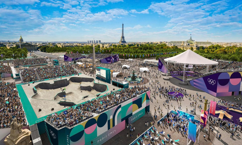 Pista de skate de Paris-2024.