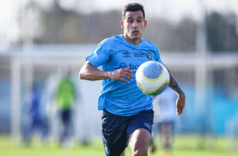 Cristaldo pode ser a novidade do Grêmio contra o Corinthians – Lucas Uebel/Grêmio FBPA