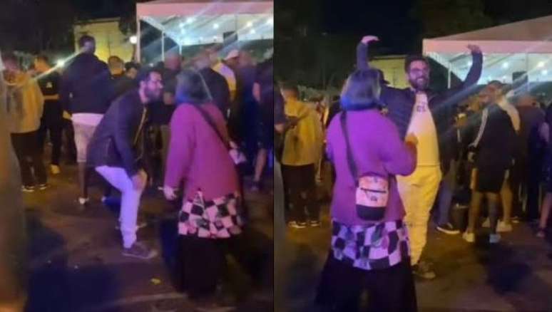 Homem e a mulher flagrados pelos gestos não tiveram os nomes revelados. 