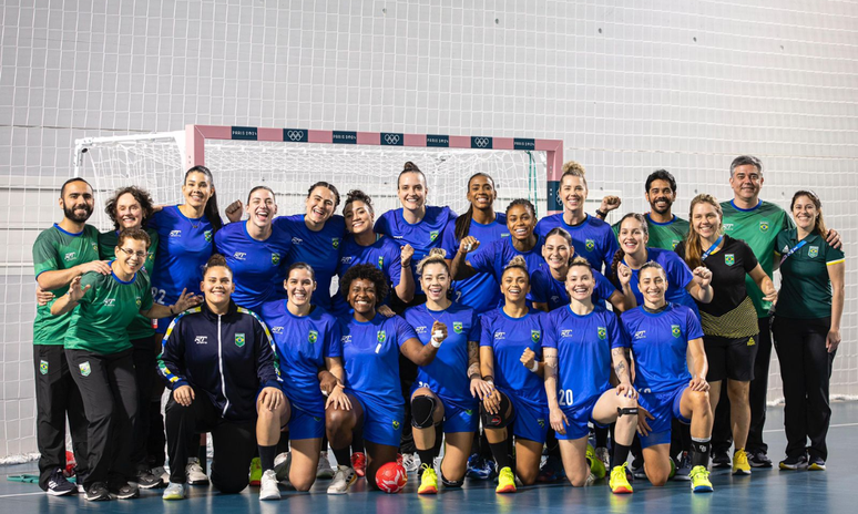 Seleção Brasileira de handebol feminino em Paris