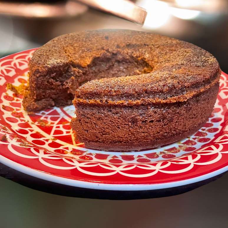 BOLO DE CHOCOLATE COM AVEIA