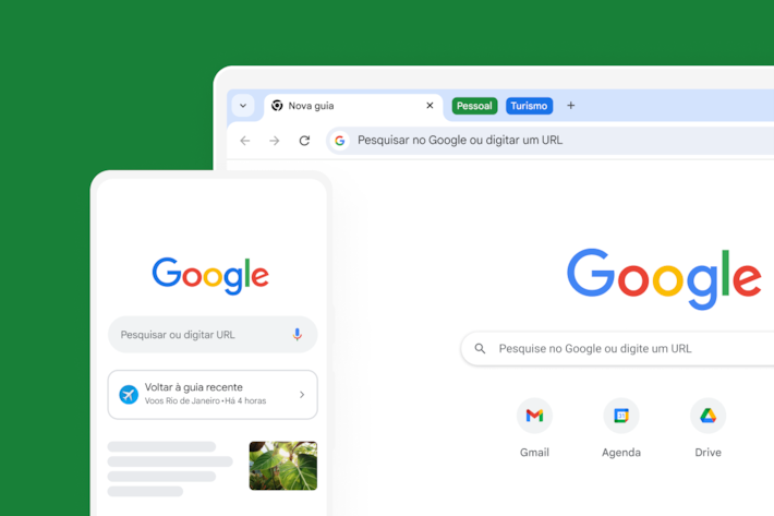 Chrome é o navegador do Google e líder do mercado mundial