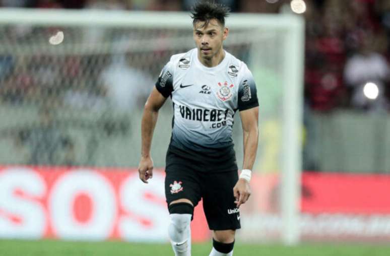 Ángel Romero em ação com a camisa do Corinthians