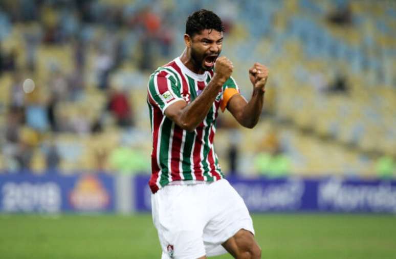 Gum comemora gol pelo Fluminense –