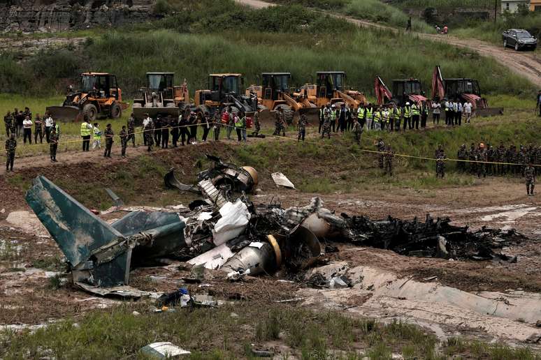 Acidente com avião em Katmandu 24/7/2024 