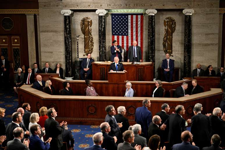 Netanyahu defends Israel’s conduct in Gaza Strip, thanks US Congress for alliance