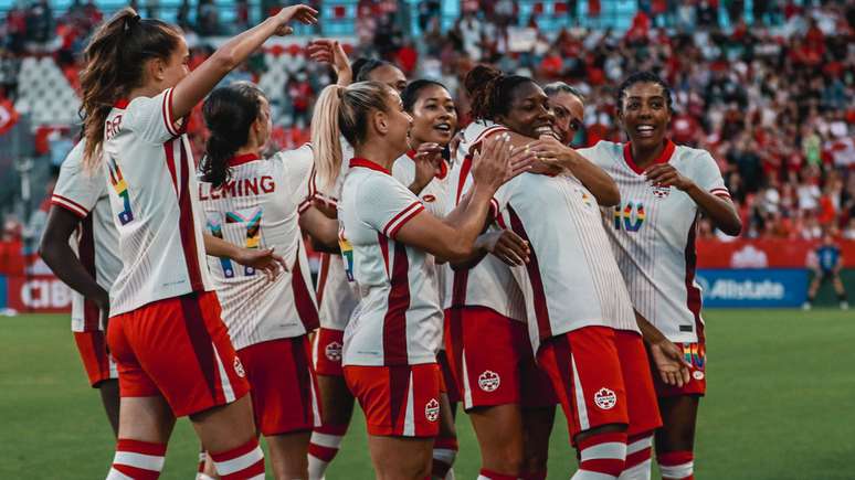 Seleção feminina de futebol do Canadá enfrenta a equipe da Nova Zelândia pelos Jogos de Paris